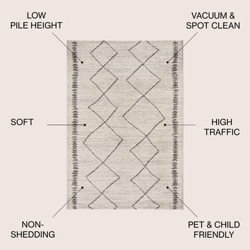 Zaina Moroccan Beni Souk Area Rug